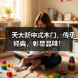 天大新中式木门，传承经典，彰显品味！（图1）