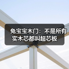 兔宝宝木门：不是所有实木芯都叫超芯板（图4）