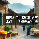 精艺木门丨现代时尚灰木门,一种雅致的生活态度(图2) 精艺木门丨现代时尚灰木门,一种雅致的生活态度(图2)