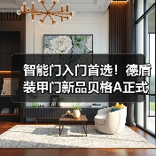 智能门入门首选！德盾装甲门新品贝格A正式上市（图2）
