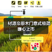材源帝原木门意式极简 暖心上市（图3）