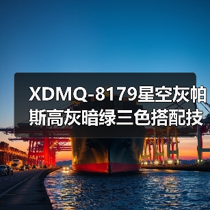 XDMQ-8179星空灰帕斯高灰暗绿三色搭配技巧分享（图2）