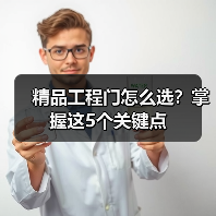 精品工程门怎么选？掌握这5个关键点（图1）