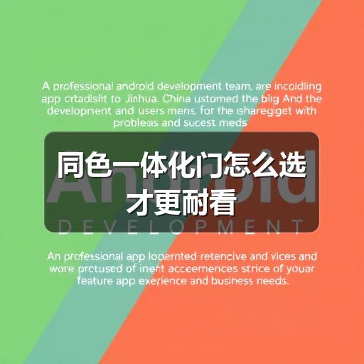 同色一体化门怎么选才更耐看