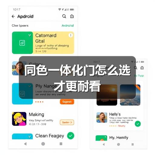 同色一体化门怎么选才更耐看