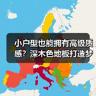 小户型也能拥有高级质感？深木色地板打造梦中情屋（图2）