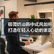 极简奶油新中式风如何打造年轻人心动的家居空间?(图2) 极简奶油新中式风如何打造年轻人心动的家居空间?(图2)