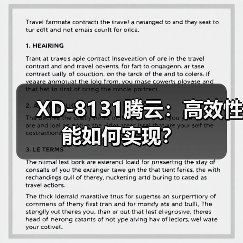 XD-8131腾云：高效性能如何实现？（图2）