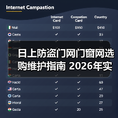 日上防盗门网门窗网选购维护指南 2026年实用技巧解析（图2）